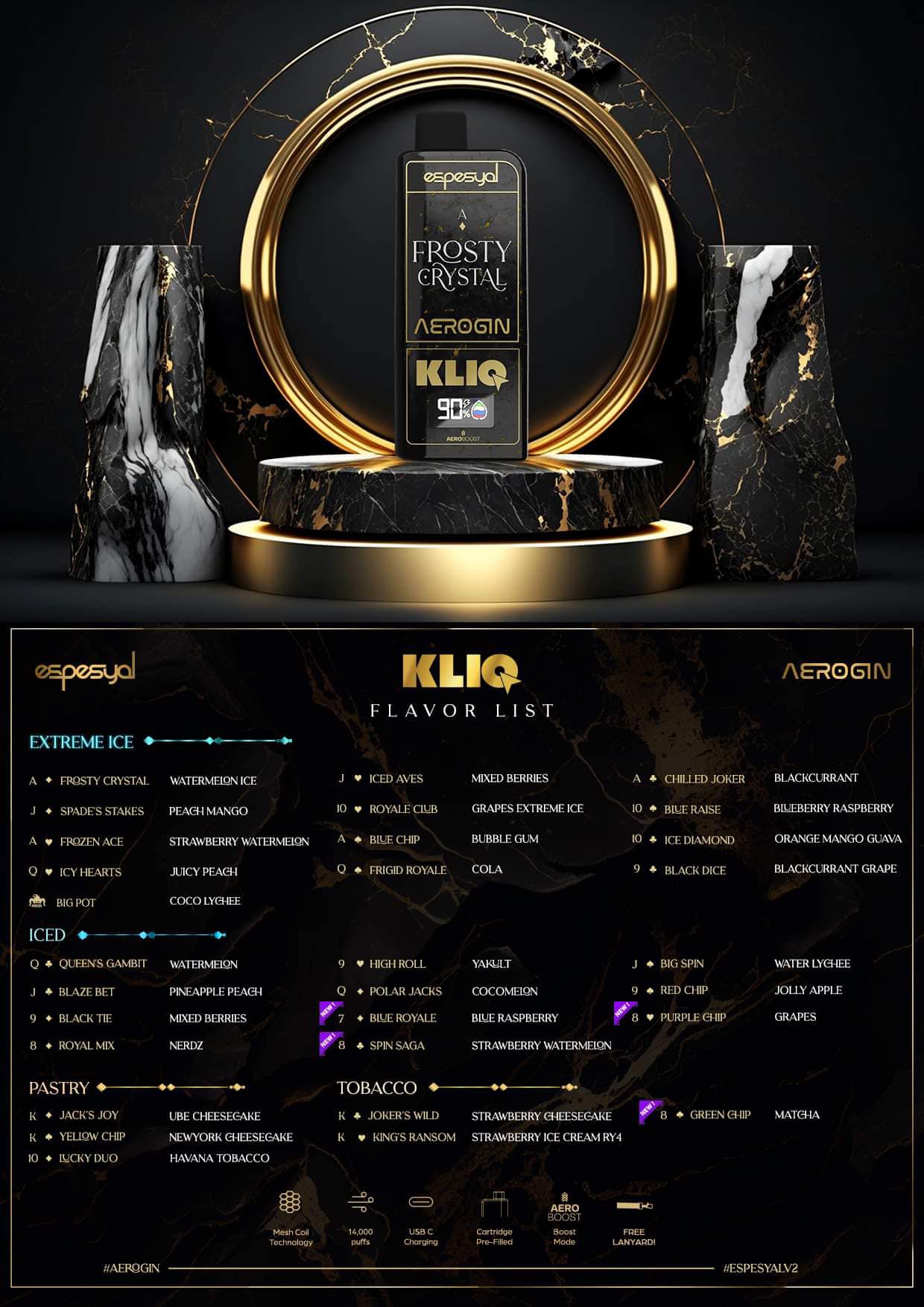 KLIQ Espesyal Pre-filled Pod Device (V1 Compatible