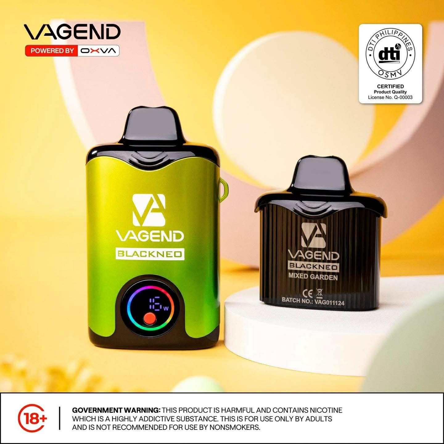 Vagend Black Neo Pre-filled Disposable Pod